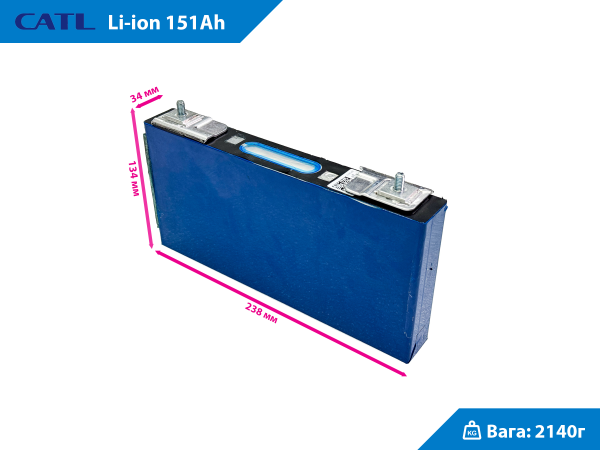 Акумуляторний елемент CATL 151Ah, 556Wh - Li-ion NMC - Зображення 2