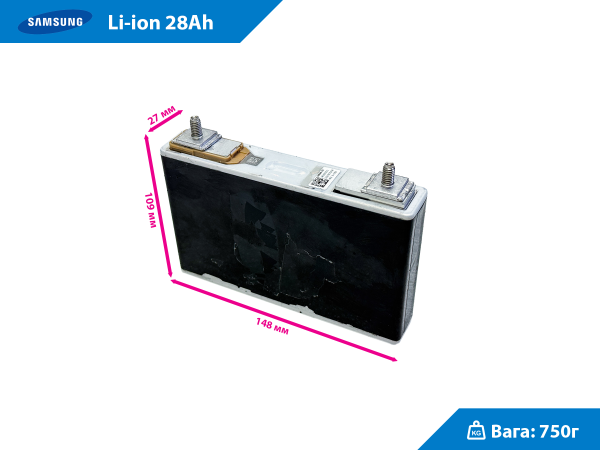 Акумуляторний елемент 28Ah, 104 Wh - Li-ion SAMSUNG SDI - Зображення 2