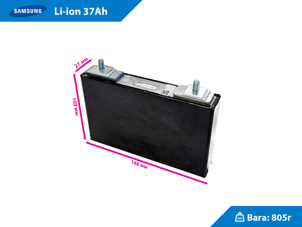 Акумуляторний елемент 37Ah, 137 Wh - Li-ion SAMSUNG SDI - Зображення 2