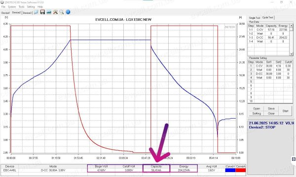 Акумуляторний елемент 58Ah 210Wh Li-ion LG Chem LGX E58C - Зображення 11