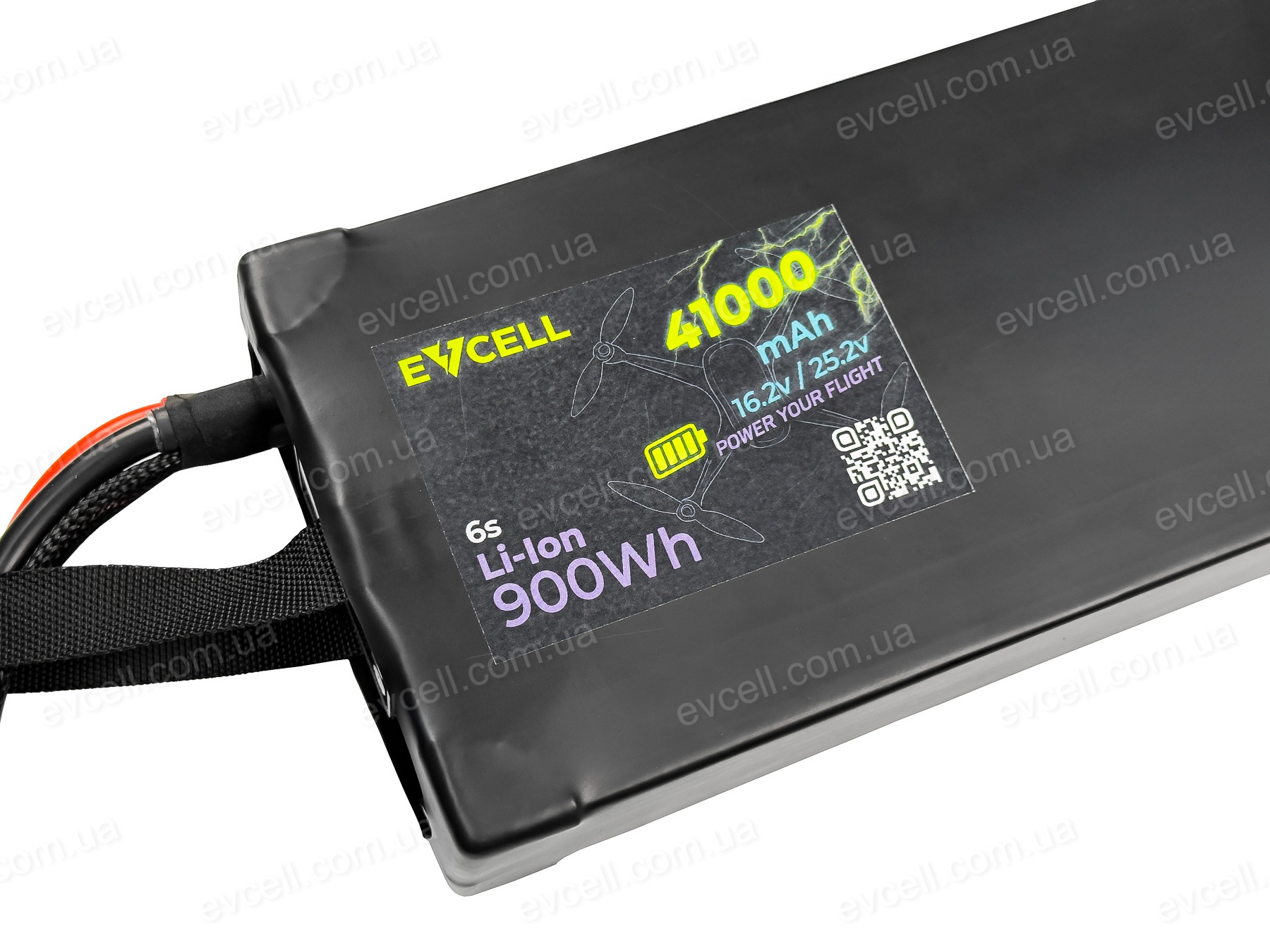 Акумулятор для великих дронів та агродронів 6S1P 900Wh 41000mAh – Li-ion - Зображення 2