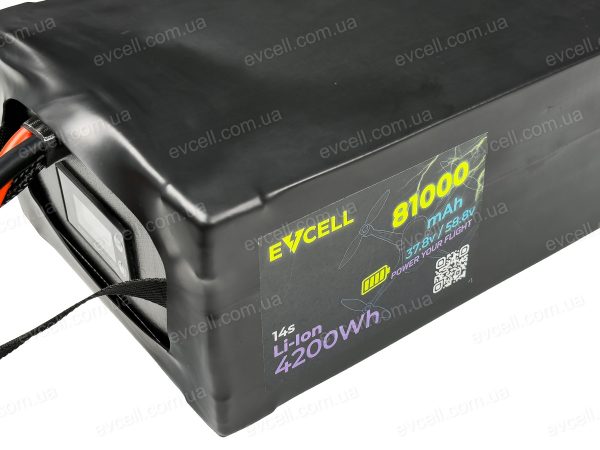 Акумулятор для великих дронів та агродронів 14S1P 4200Wh 81000mAh – Li-ion - Зображення 4