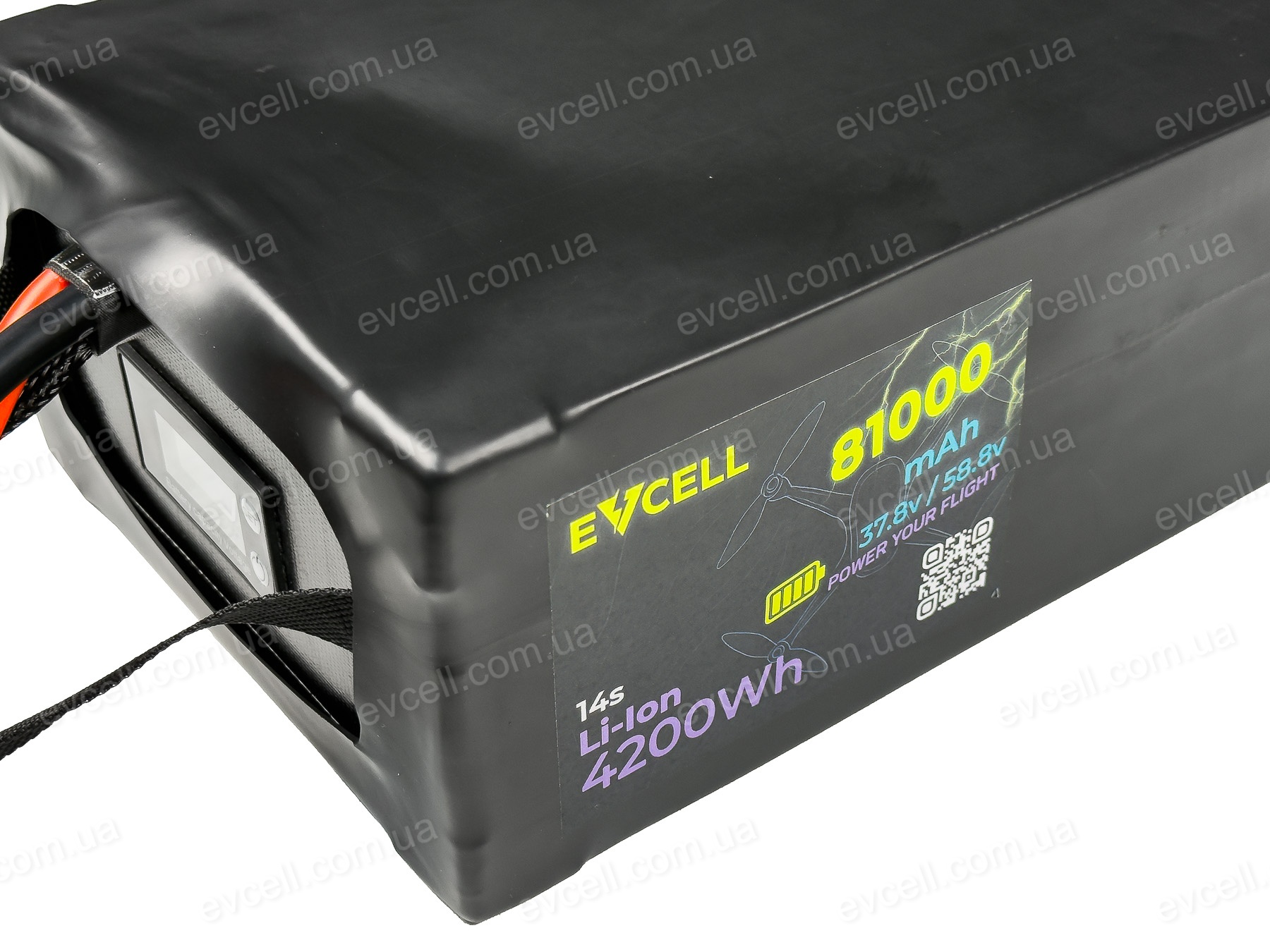 Акумулятор для великих дронів та агродронів 14S1P 4200Wh 81000mAh – Li-ion - Зображення 4