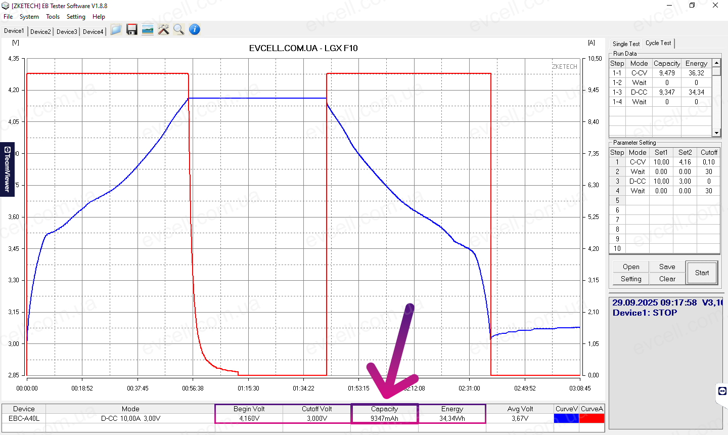 Акумуляторний елемент 9.5Ah на 34Wh – Li-ion, LG Chem - LGX F10 - Зображення 11