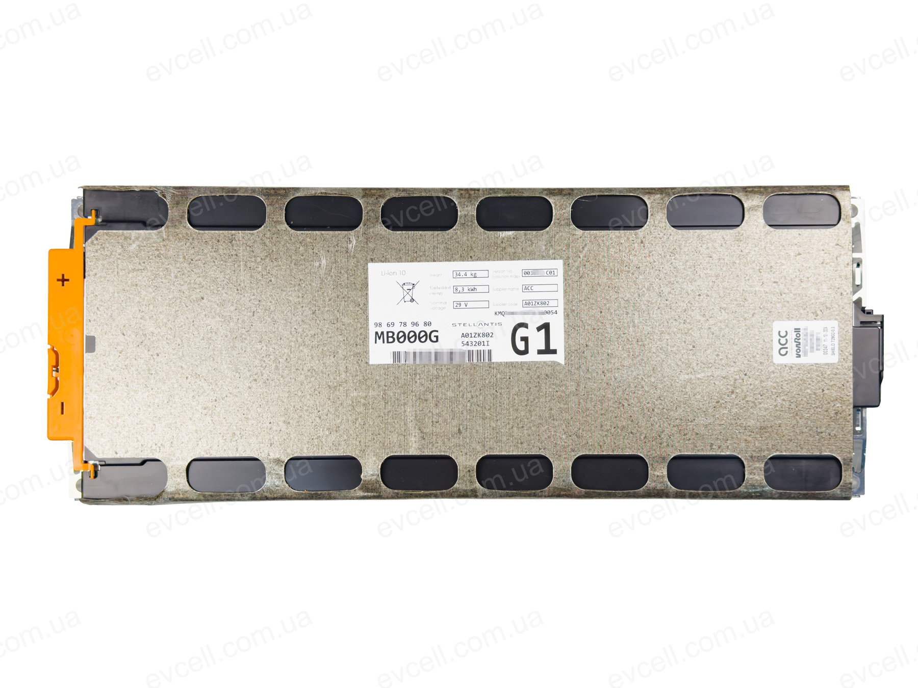 Акумуляторний модуль 29.0V на 8.3kWh – 8S2P, 286Ah, Li-ion – ACC (Stellantis) - Зображення 6