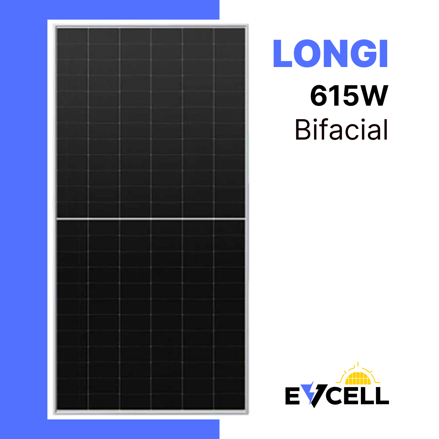 Longi 615W Bifacial LR8-66HGD